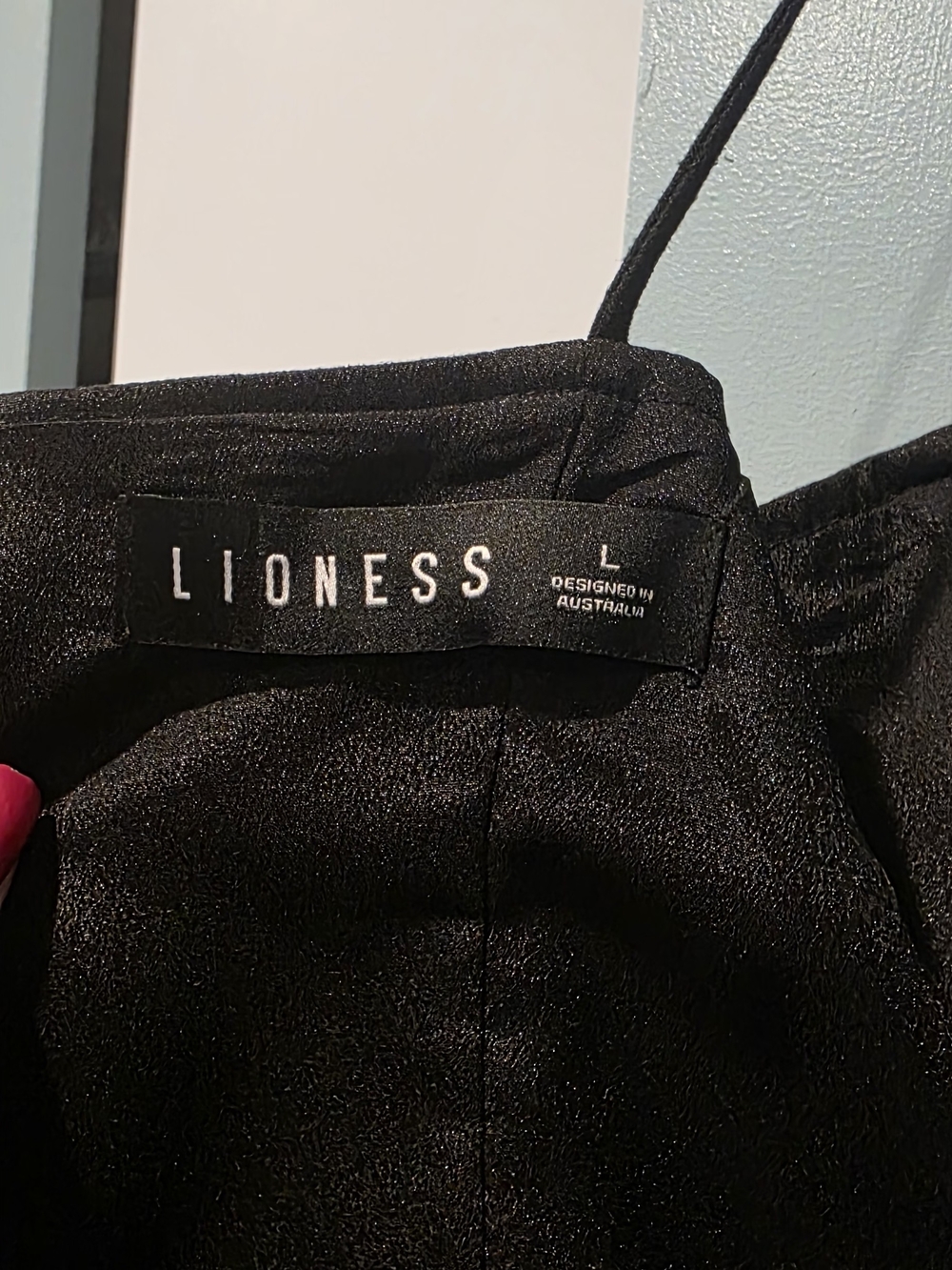 Lioness Black Bustier Halter Tie Crop Top - Picture 7 of 10